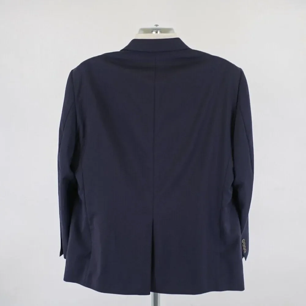 Joseph & Feiss Gold Classic Fit Blue Wool Blazer 46R 2 Button‎ Tagged 48R